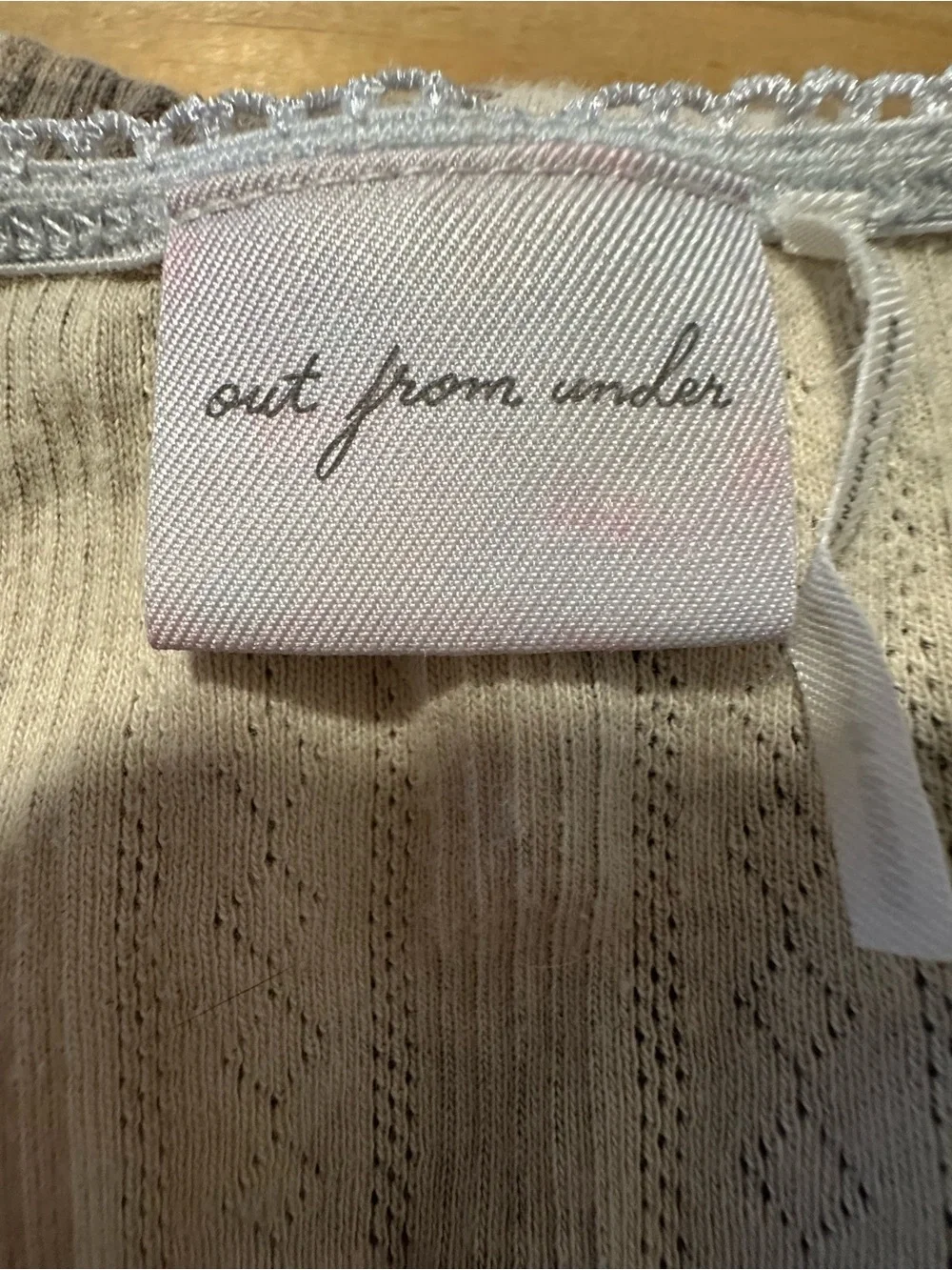 Out From Under Camo Printed Pointelle Cami & Micro Short Set large